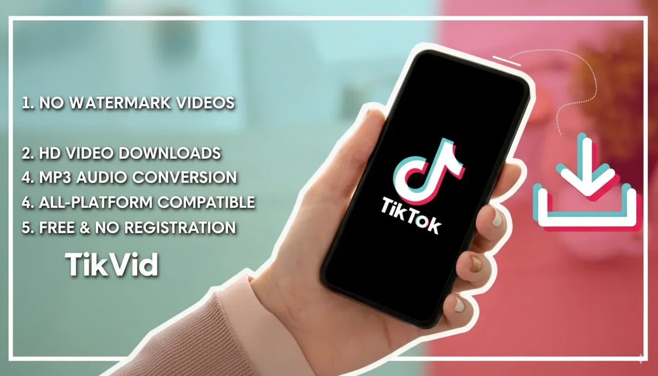 Advantage of TikTok Video Downloader TikVid